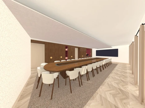 La grande salle de réunion